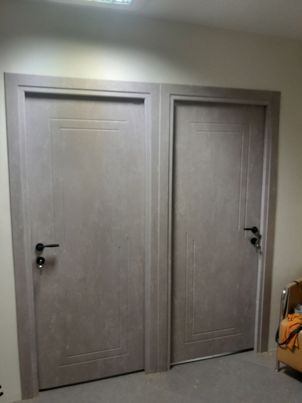 درب اتاق و سرویس MDF روکش PVC مدل پلاتین / کیان درب