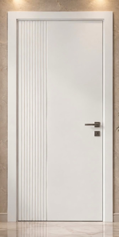 درب اتاقی MDF روکش PVC مدل دلوکس/ کیان درب