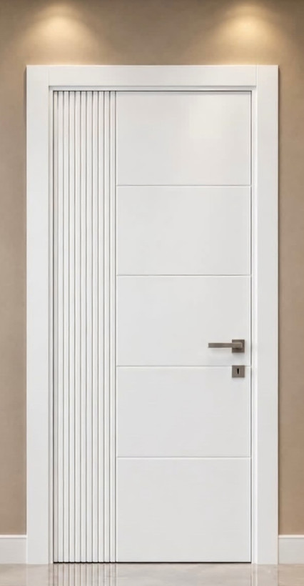 درب اتاقی MDF روکش PVC مدل رویال/ کیان درب